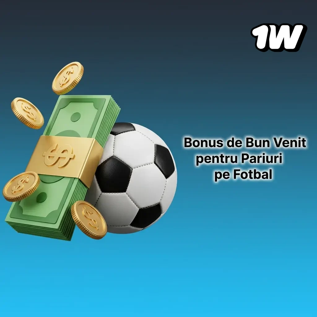 Bonus de bun venit 500% la primul depozit pentru pariuri pe fotbal, Champions League și Liga 1