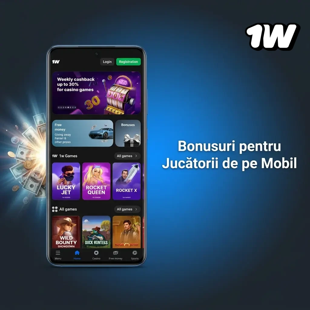 Bonusuri mobile: bun venit până la 500%, pariuri gratuite și promoții cazino pentru jucătorii activi