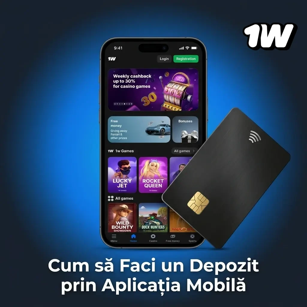 Ghid pas cu pas pentru depozit prin aplicația mobilă 1w folosind criptomonede