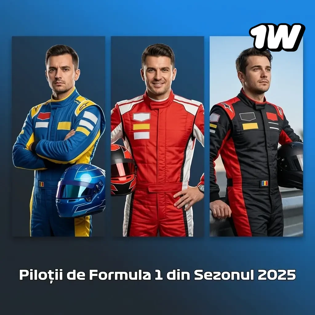 Piloții și echipele de Formula 1 din Sezonul 2025 cu cotele pentru Campionatul Mondial