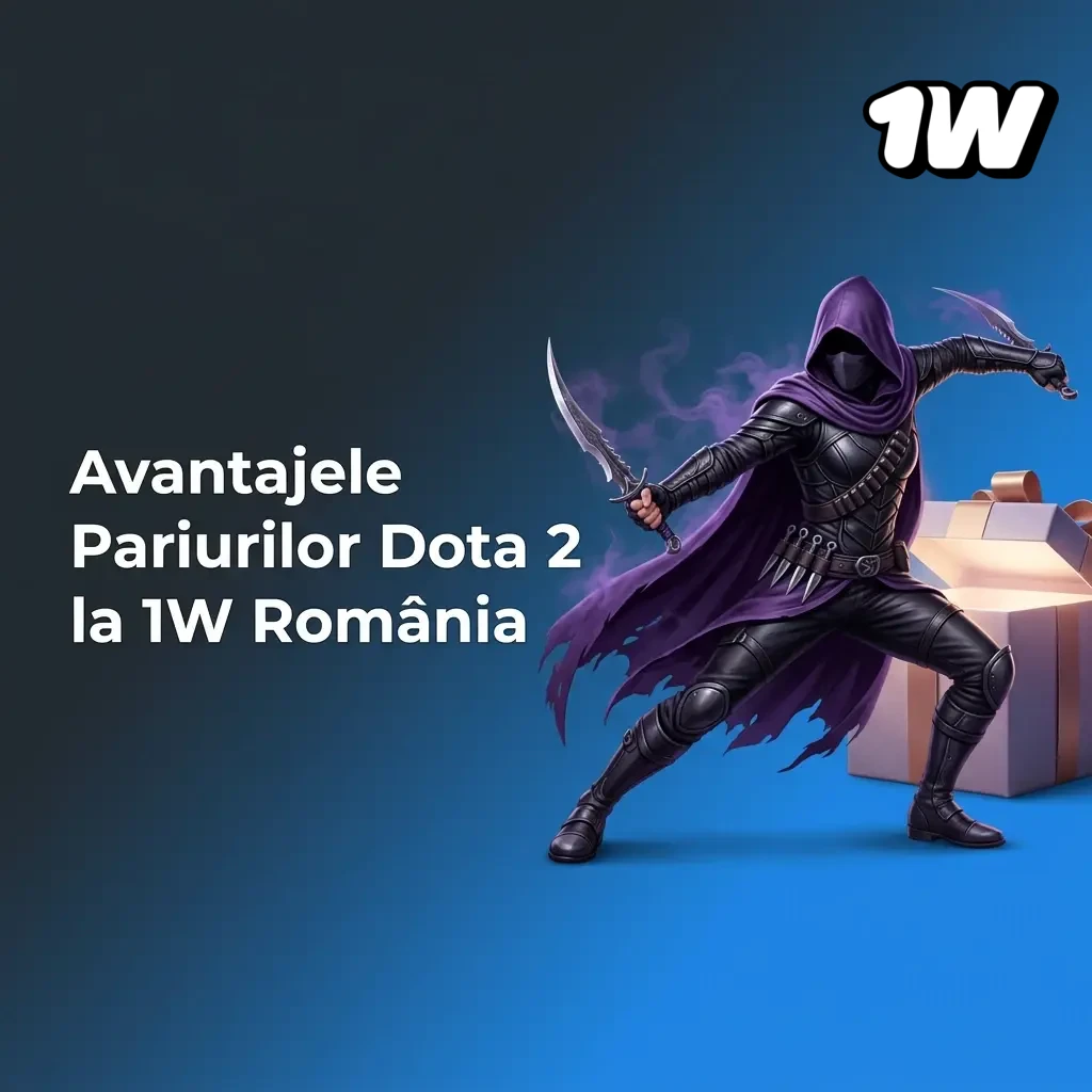 Avantajele pariurilor Dota 2 la 1W România: bonusuri, cote competitive și suport non-stop