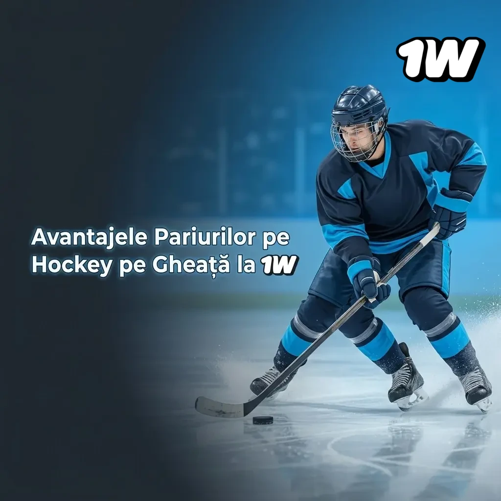 Avantajele pariurilor pe hockey pe gheață la 1w: cote competitive, piețe variate și platformă licențiată România