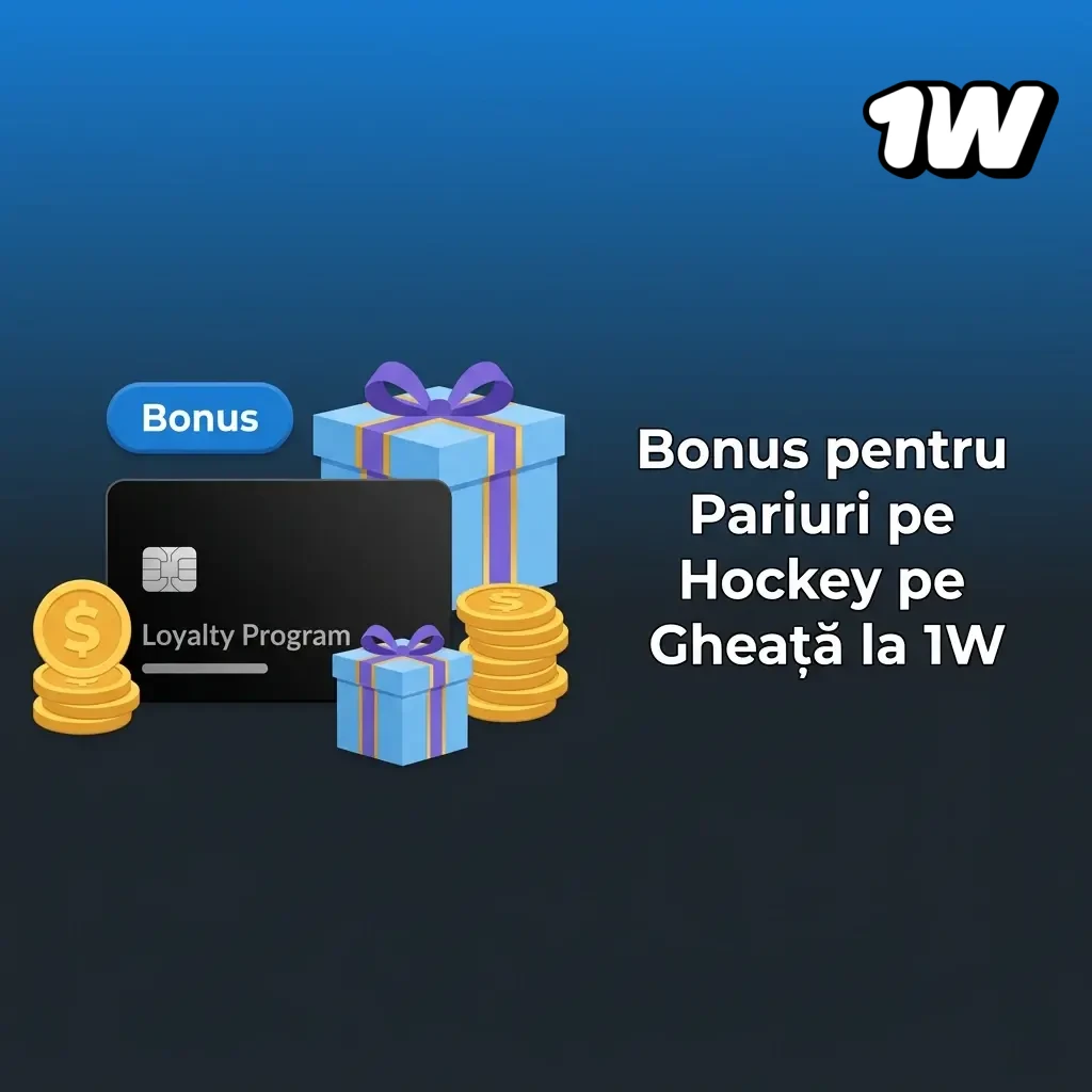 Bonus de bun venit 1W pentru pariuri pe hochei pe gheață, activat după prima depunere