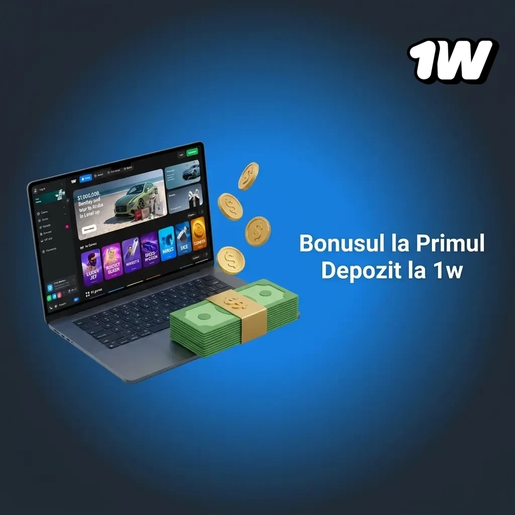 Bonus la primul depozit 1w până la 500% pentru cazino și pariuri sportive în România
