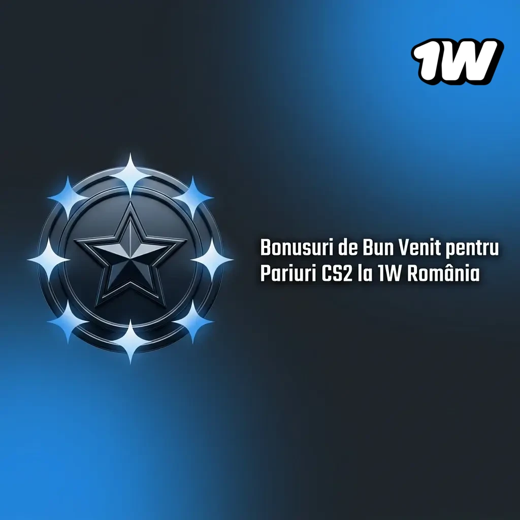 Bonusuri bun venit 1W România până la 500% primele depozite pariuri CS2 înregistrare promoții