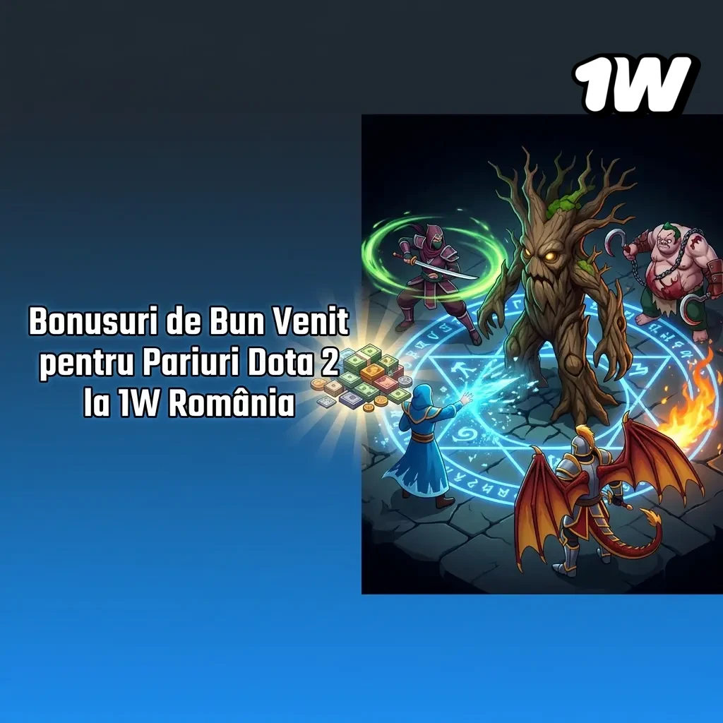 Bonusuri de bun venit până la 500% pentru pariuri Dota 2 pe 1W România – ghid activare