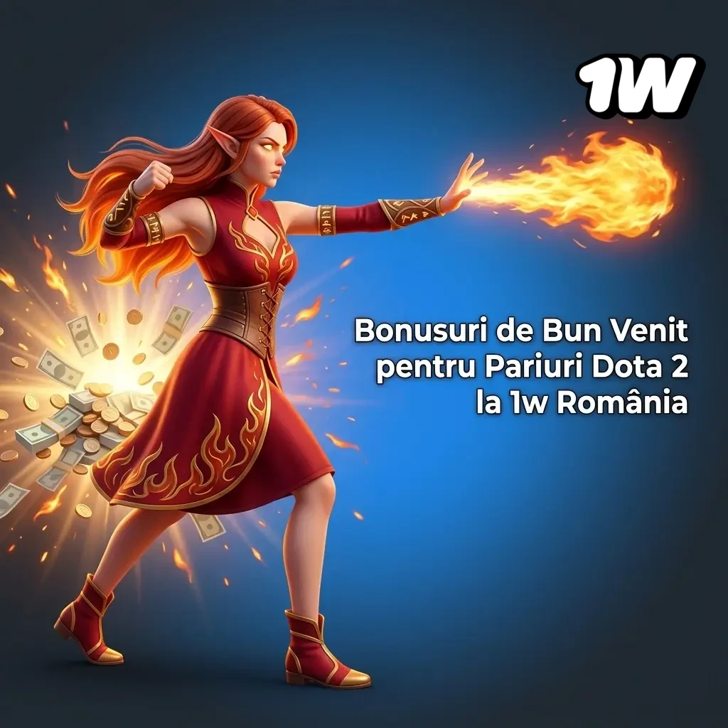 Bonus de bun venit 500% la prima depunere pentru pariuri Dota 2 pe platforma 1w România