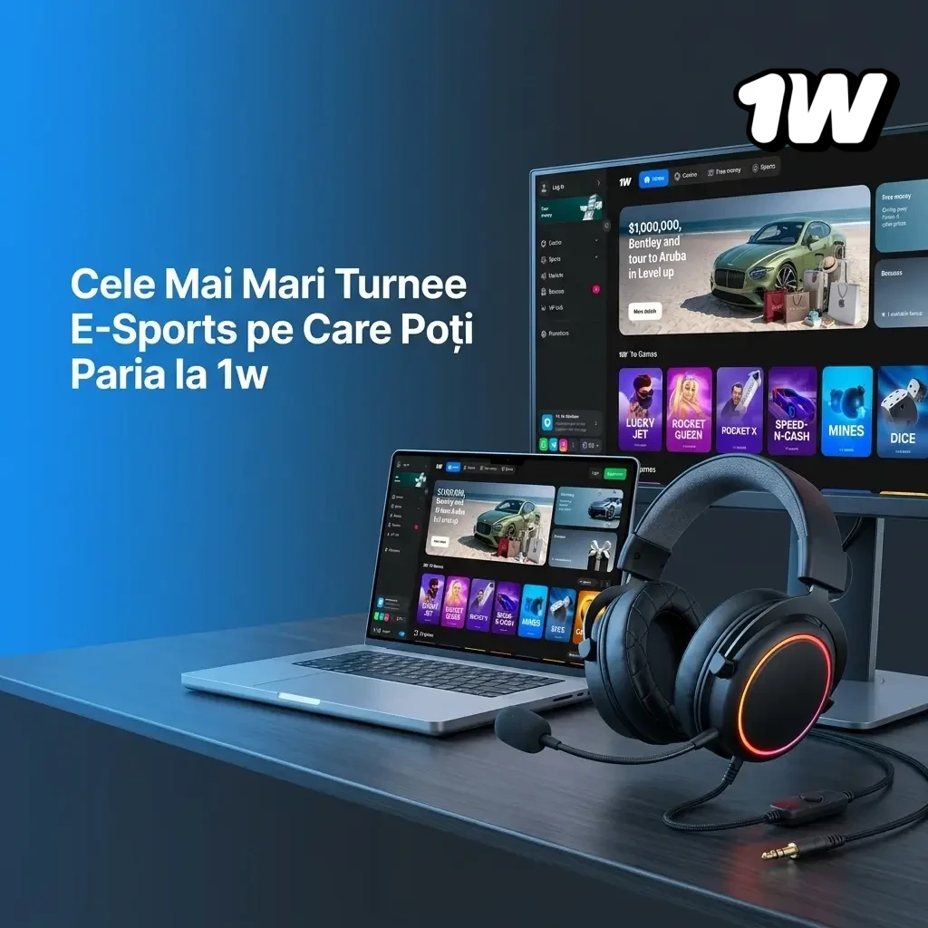 Cele mai mari turnee e-sports pentru pariat la 1w: CS2, Dota 2, LoL, Valorant, Rocket League și altele