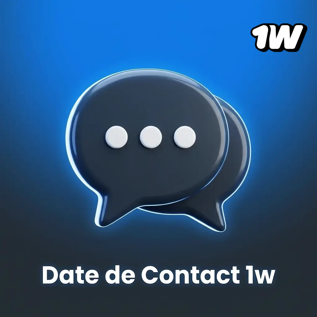 Date de contact 1w: suport 24/7 prin live chat, email și formular de contact pentru întrebări despre cont și tranzacții