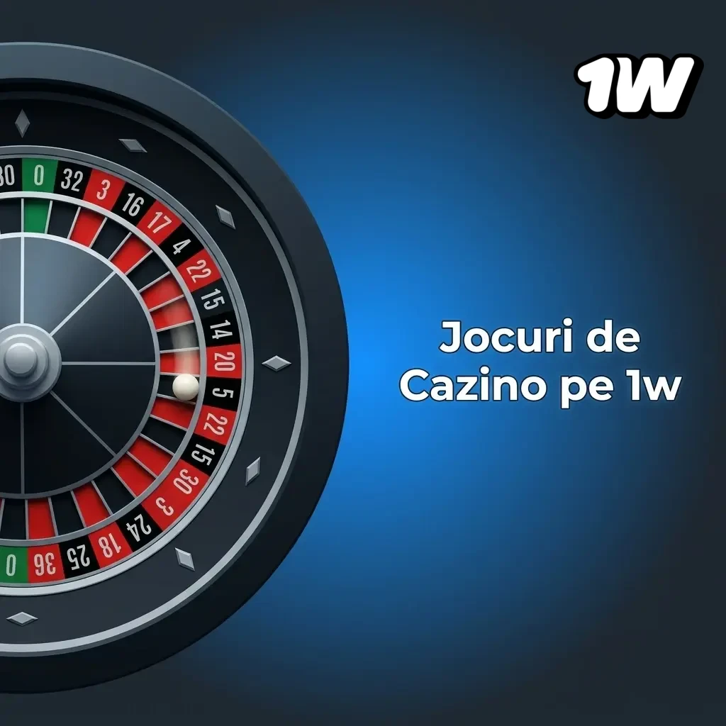 Jocuri de cazino pe 1w: sloturi, ruletă, blackjack, baccarat, cazino live și jackpot progresiv pentru toți jucătorii