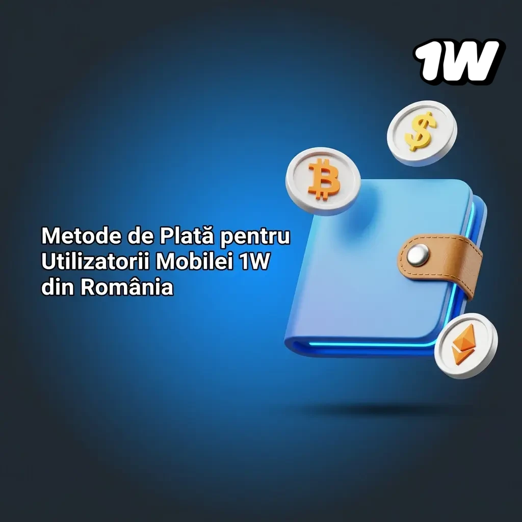 Metode de plată 1W România: depozite și retrageri crypto BTC, ETH, USDT, LTC, XRP, DOGE, BNB, SOL, TRX, USDC