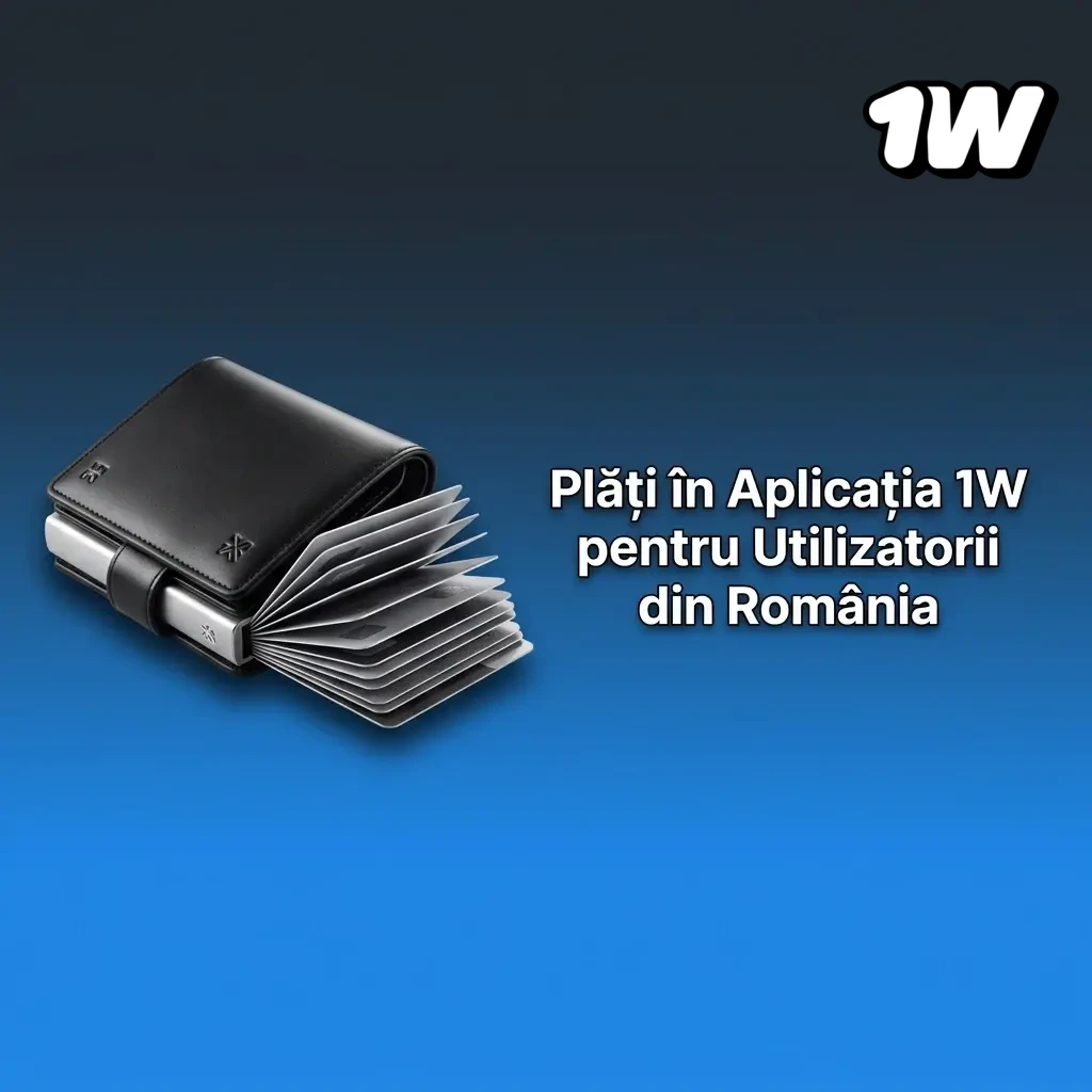 Metode de plată crypto în aplicația 1W pentru utilizatorii din România: BTC, ETH, USDT și altele