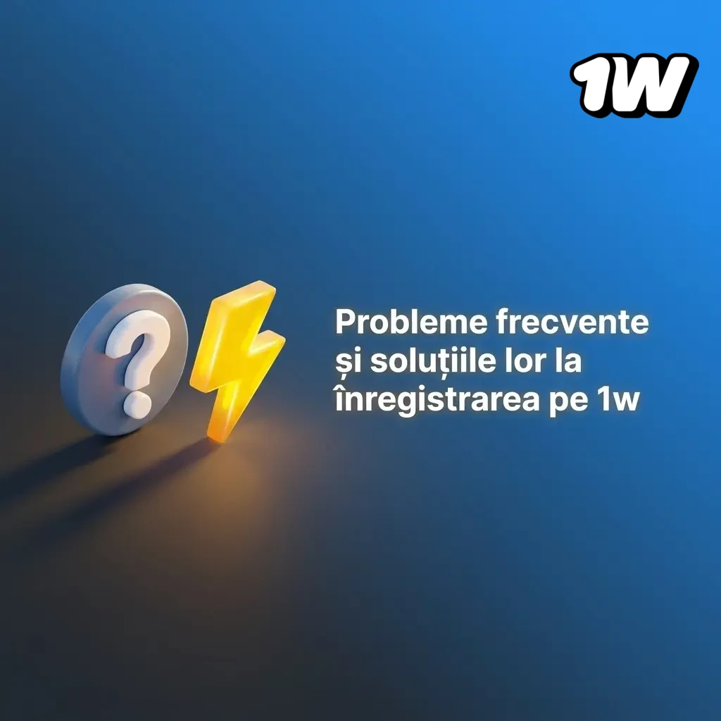 Probleme frecvente la înregistrarea pe 1w și soluțiile lor: SMS, e-mail, pagină, date invalide, cont blocat
