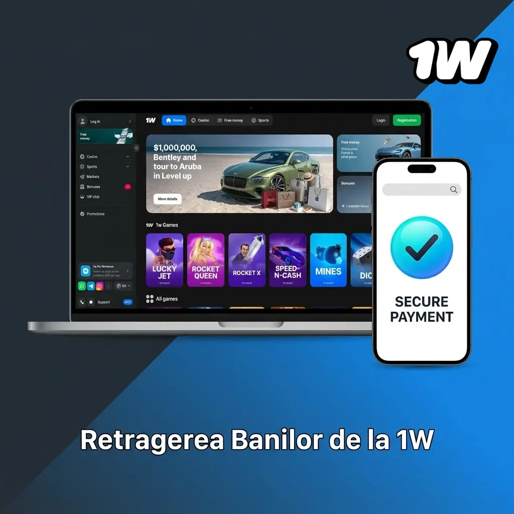 Ghid retragere bani 1W România: pași simpli pentru a solicita plata prin card sau portofel electronic