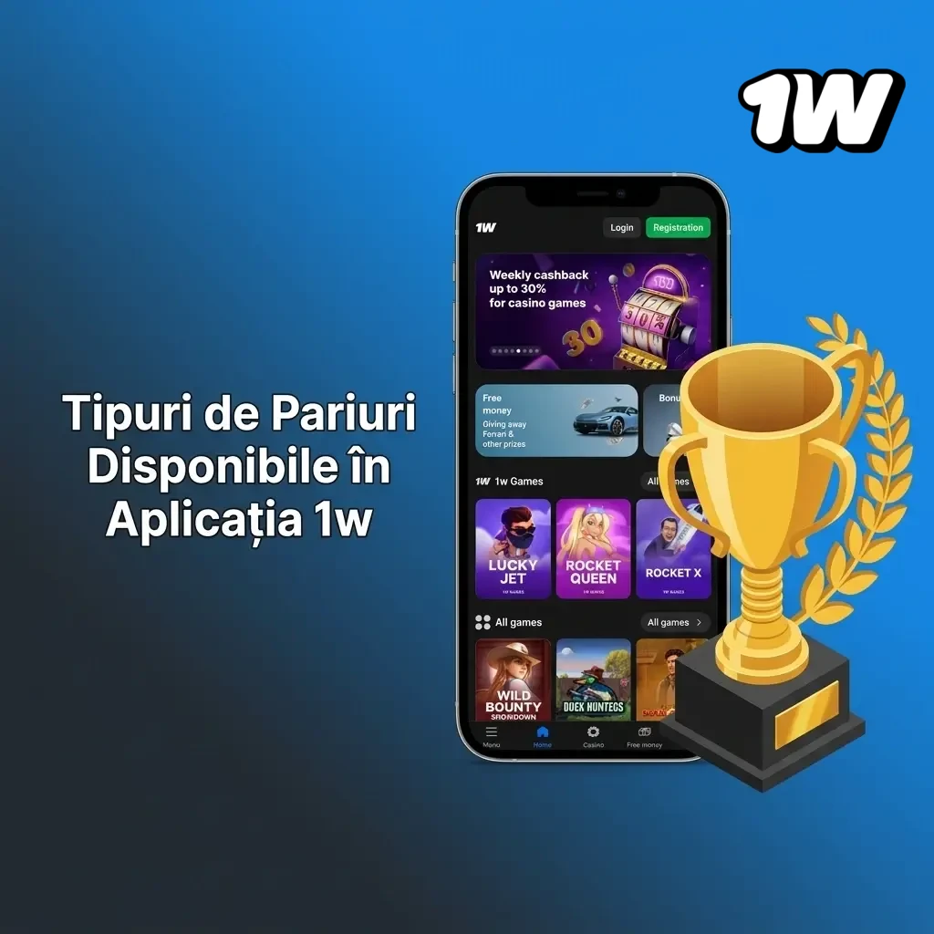 Tipuri de pariuri în aplicația 1win: simplu, acumulator, treble, line bet și live betting